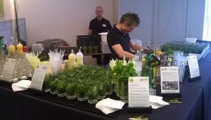 Bar à cocktails Stir it Up dans open space Arag